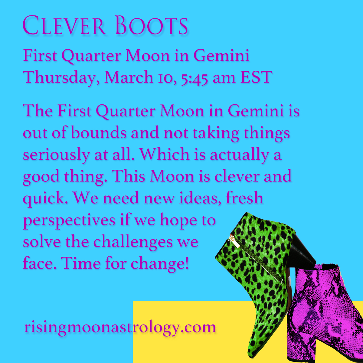 First Quarter Moon Rising Moon Astrology